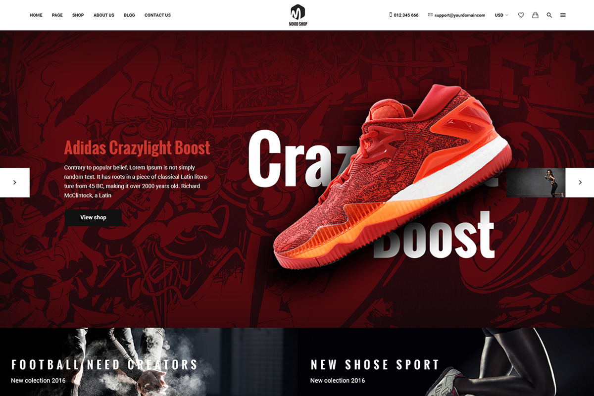 Moodshop - Modern eCommerce PSD, a Websites & App Template by Digipieces (Photo 1 of 12)