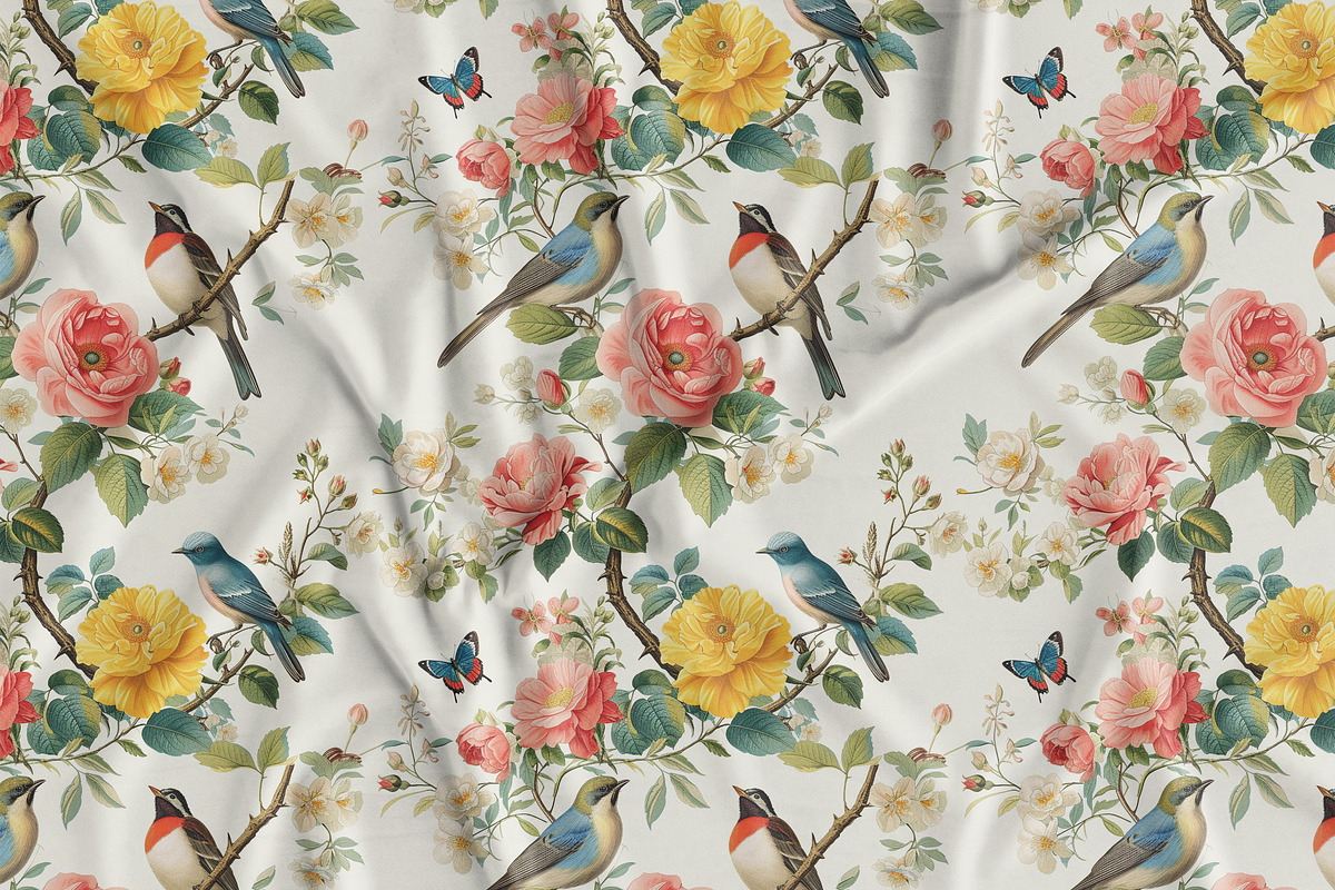 Chinoiseries Toile Seamless Patterns, a Pattern Graphic by Olya Creative (Photo 14 of 25)