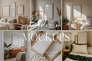 Bedroom Mockup Bundle | Multi-Size, a Household Mockup by The White Space Co. (Thumbnail 1 of 9)