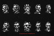 10 Bundle Dark Art Lincoln Legend, an Illustration by Morspective (Thumbnail 6 of 7)