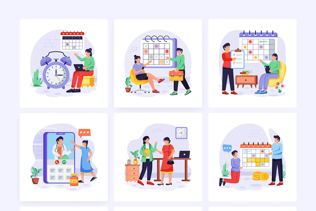 Appointment Scheduling Illustrations, an Emoji Icon by Vectors Market (Photo 6 of 6)