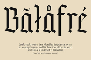 CS Vachel Gothic Font