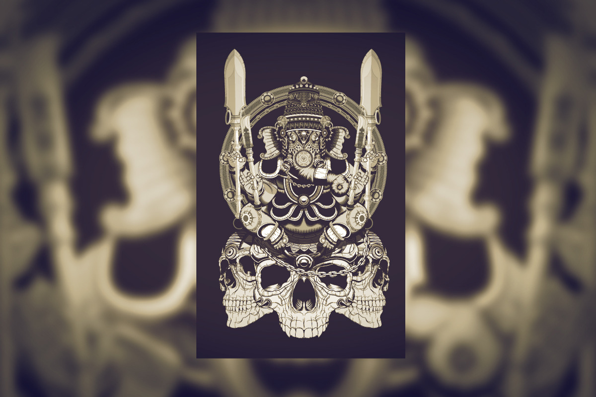 Stunning Ganesha Illustration, an Illustration by Imagine Design (Photo 3 of 5)