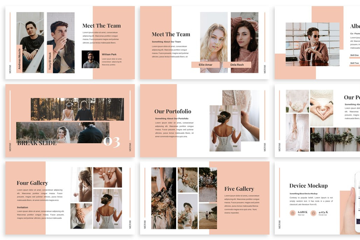 Merimi - Wedding Google Slides, a Presentation Template by SlideFactory (Photo 3 of 4)