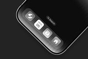Phone Screen with App Icon Mockup, an iPhone Mockup by graphypix (Thumbnail 3 of 4)