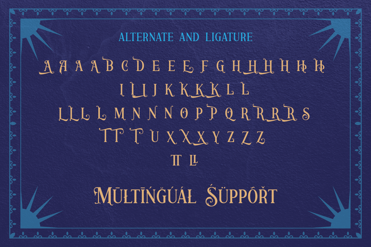 Royal Chrisnight a Vintage Font, a Serif Font by Skillyas_Studio (Photo 8 of 9)