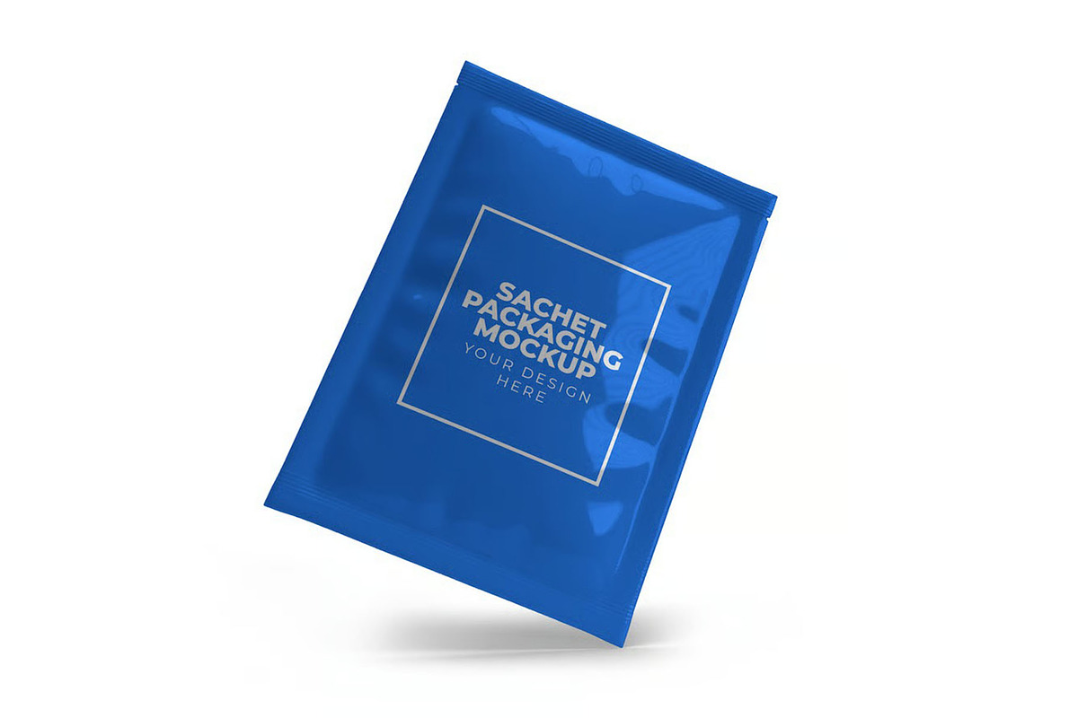 Sachet Packaging Mockup Set, a Packaging Mockup by DesignRushMarket (Photo 2 of 11)