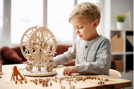 Motor skills development little son, a Person Photo by Ylivdesign