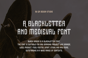 Black Kinger Blackletter & Medieval