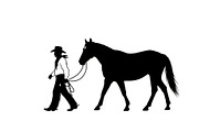 Western Cowboy Horse Silhouette Bund, an Illustration by Designs_River (Thumbnail 12 of 51)