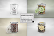Clear Cans with Pull Tabs Mockup, a Packaging Mockup by INCDesign (Thumbnail 10 of 15)