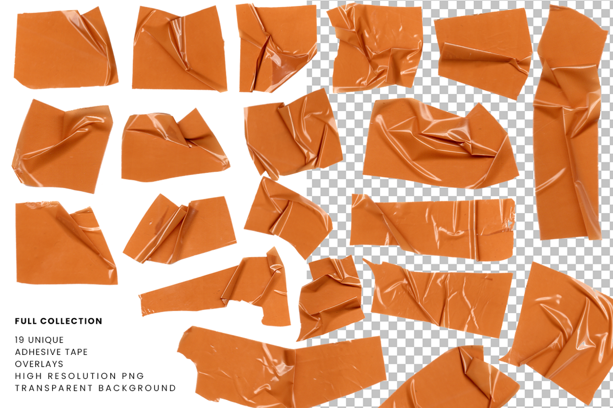 Realistic Adhesive Tape Overlays, an Object Graphic by Ary_ngeblur (Photo 3 of 4)