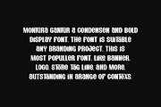 Montura Gantur - Block Font, a Sans Serif Font by Iqsiart Studio (Thumbnail 2 of 7)