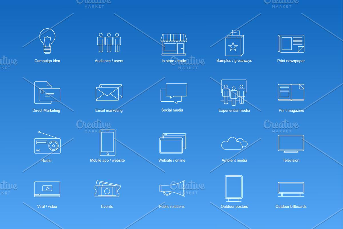 Marketing Campaign Diagram Kit, a Presentation Template by PitchStock (Photo 2 of 5)