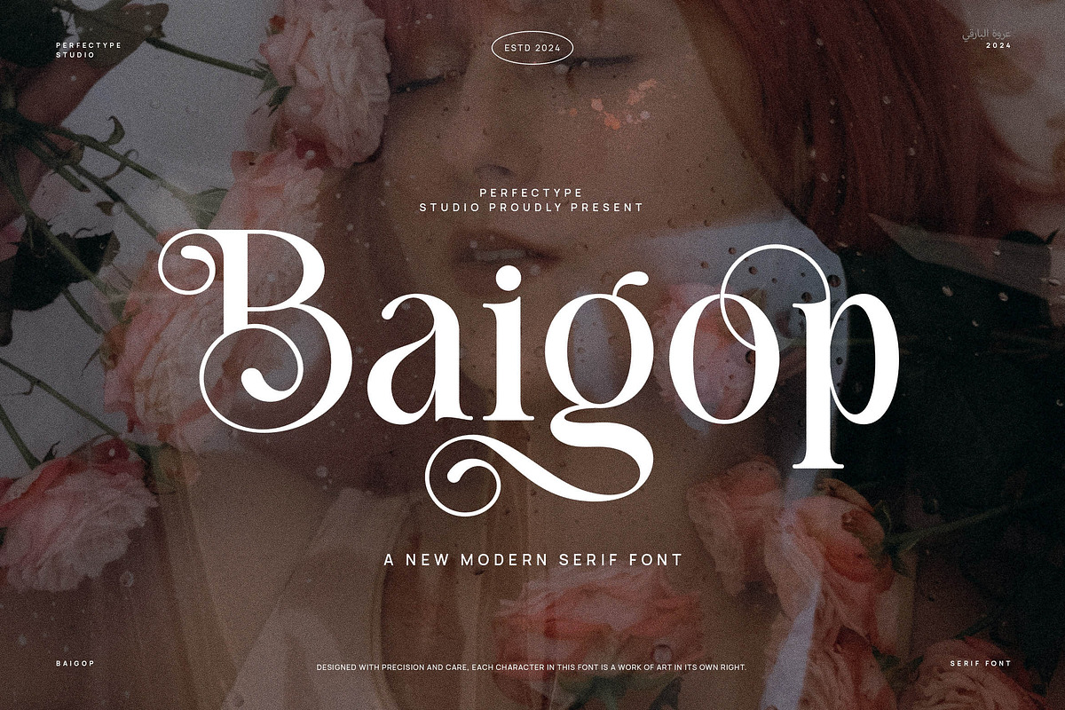 Baigop Modern Serif Font, a Serif Font by Perfectype (Photo 1 of 8)