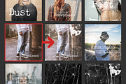 Dust & Scratches Instagram Overlay, a Social Media Template by Filip Studio (Thumbnail 2 of 2)