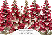 Whimsical easter foxglove clipart, an Illustration by SinaCreation (Thumbnail 1 of 11)