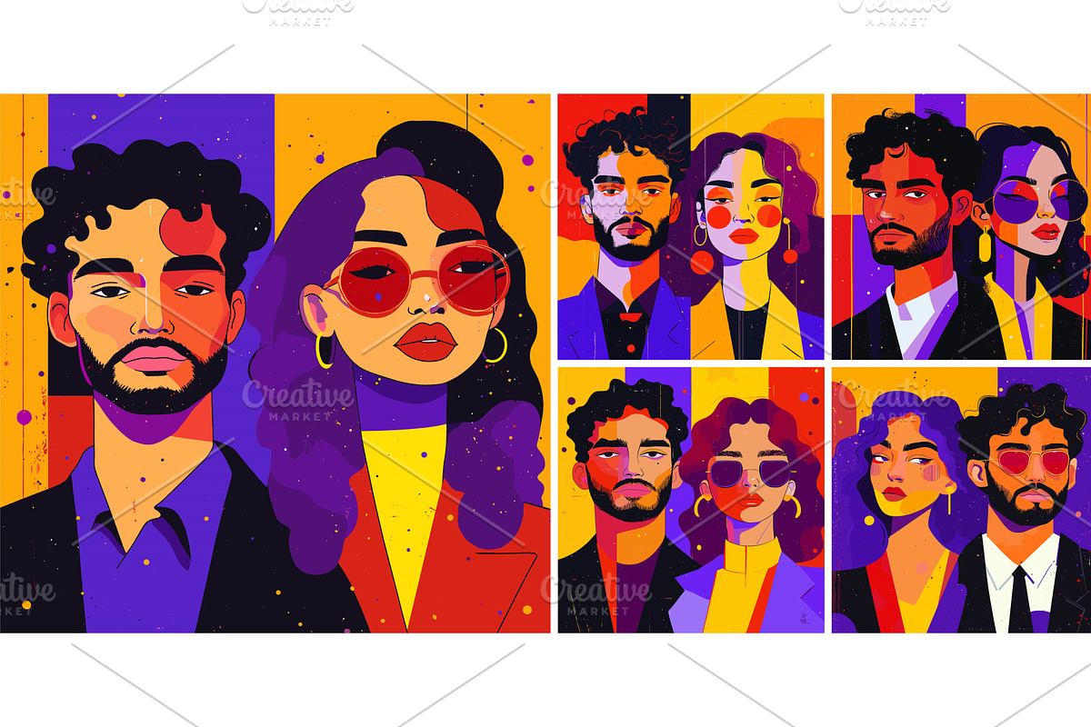 Business woman and man cartoon, a Person Illustration by Onyx
