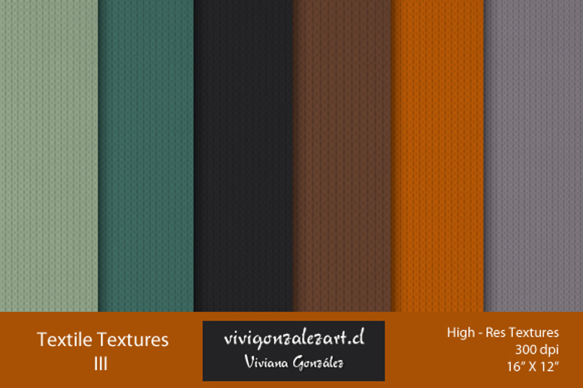Textile Textures III, a Texture Graphic by ViviGonzalezArt (Photo 1 of 3)