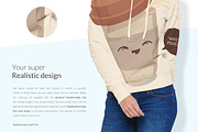 Women Hoodie Mock-ups Set FREE DEMO, a Books & Magazine Mockup by Apparel_Mockups (Thumbnail 10 of 28)