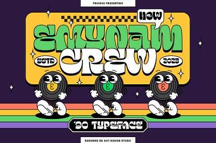 Emynam Crew Typeface, a Sans Serif Font by alit design