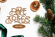 Winter Holiday Display Font, a Sans Serif Font by Graphicxell (Thumbnail 12 of 12)