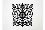 Elegant Symmetrical Floral Motifs, an Object Graphic by Creativeshirt (Thumbnail 3 of 3)
