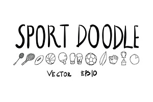 Sport Hand Drawn doodle