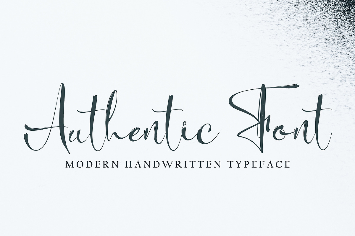 Fisrt Authentic, a Handwritten Font by pineungtype (Photo 4 of 5)