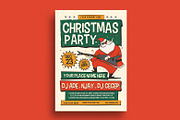 Christmas Party Flyer, a Flyer Template by megarez (Thumbnail 3 of 3)