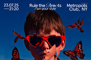 Butterfly Echo Poster Template, a Poster Template by creatsy5 (Thumbnail 3 of 4)