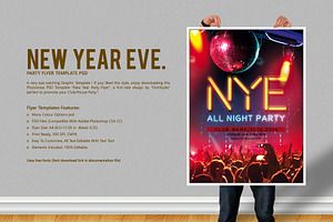 New Year Eve. Party Flyer