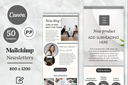 50 Mailchimp Templates, a Templates & Theme by PittaFinePrint (Thumbnail 1 of 8)
