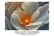 Delicate Flowers, a Decorative Illustration by Digital Art Creations (Thumbnail 1 of 5)