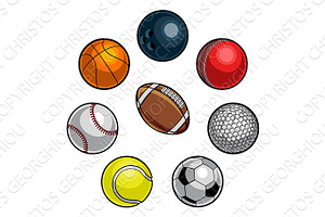 Sports Balls Set