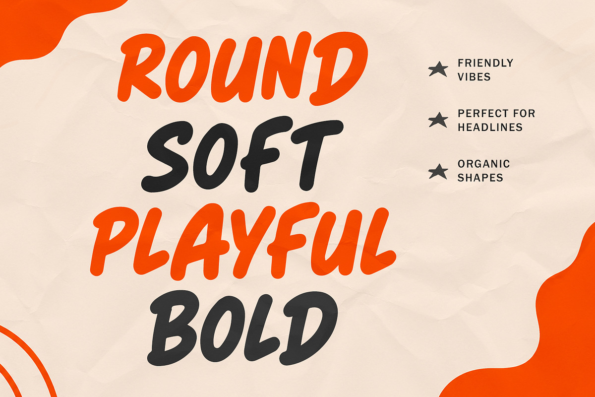 Flapiglo Sans Organic Rounded Font, a Sans Serif Font by Maulana Creative (Photo 2 of 7)