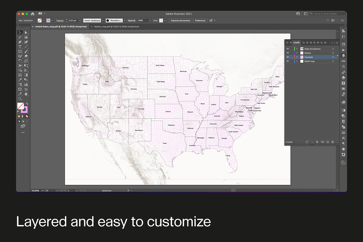 United States Relief Map, a Graphic by Fucina™ (Photo 4 of 5)