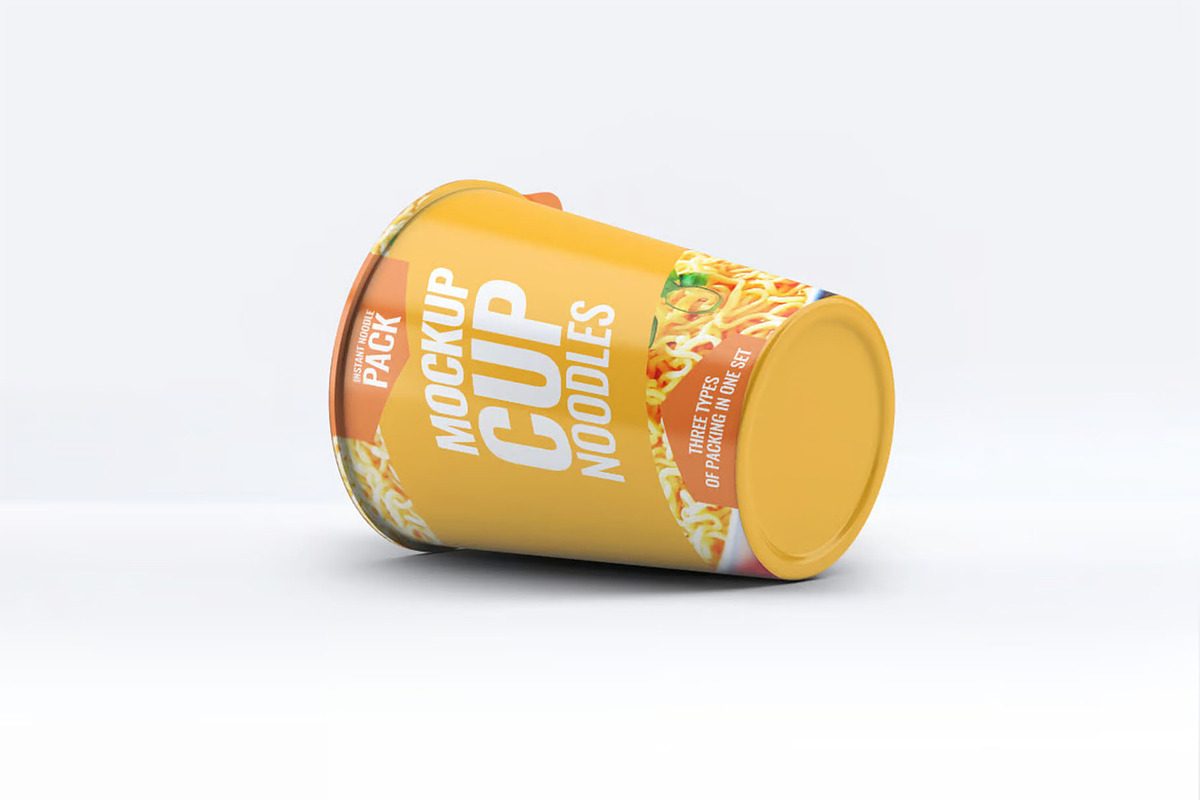 Instant Food Cup Mock-Up, a Cups & Container Mockup by DesignRushMarket (Photo 3 of 7)