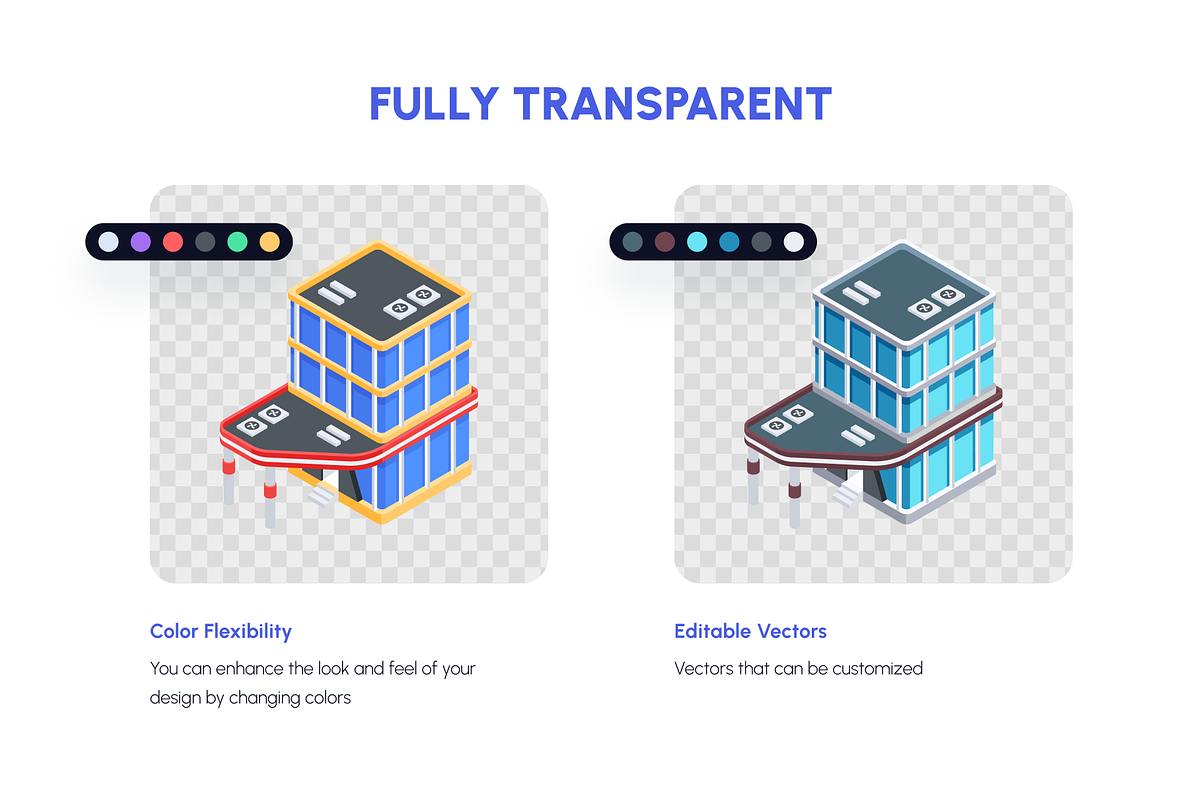 Urban Store Buildings Isometric Icon, a Duotone Icon by Vectors Market (Photo 3 of 10)