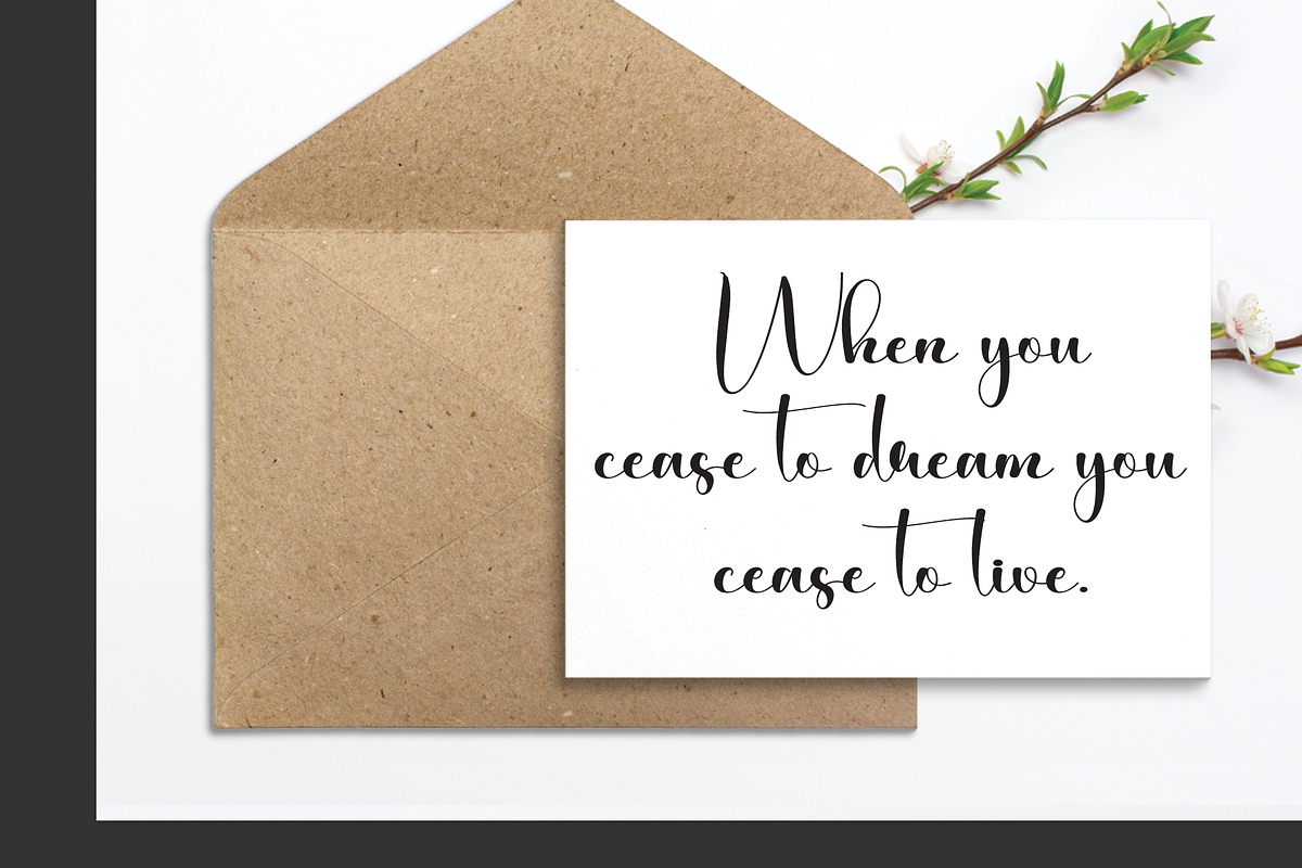 Bakery | Script Font, a Handwritten Font by Scratchones (Photo 4 of 9)