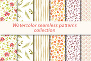 Watercolor patterns collection, a Pattern Graphic by Wild Rose (Thumbnail 1 of 7)