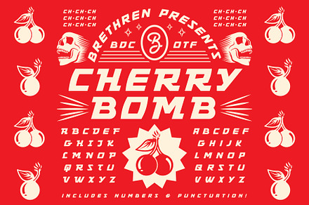 Cherry Bomb Display Font
