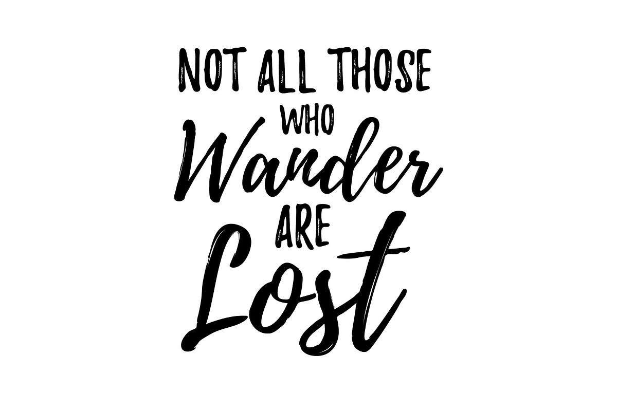 Hand lettering quote, an Illustration by Tori Design