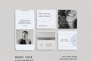 Mental Health Instagram Templates