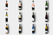 All-In-One Wine Bottle Mockup, an Advertising Mockup by wowproduction (Thumbnail 3 of 6)