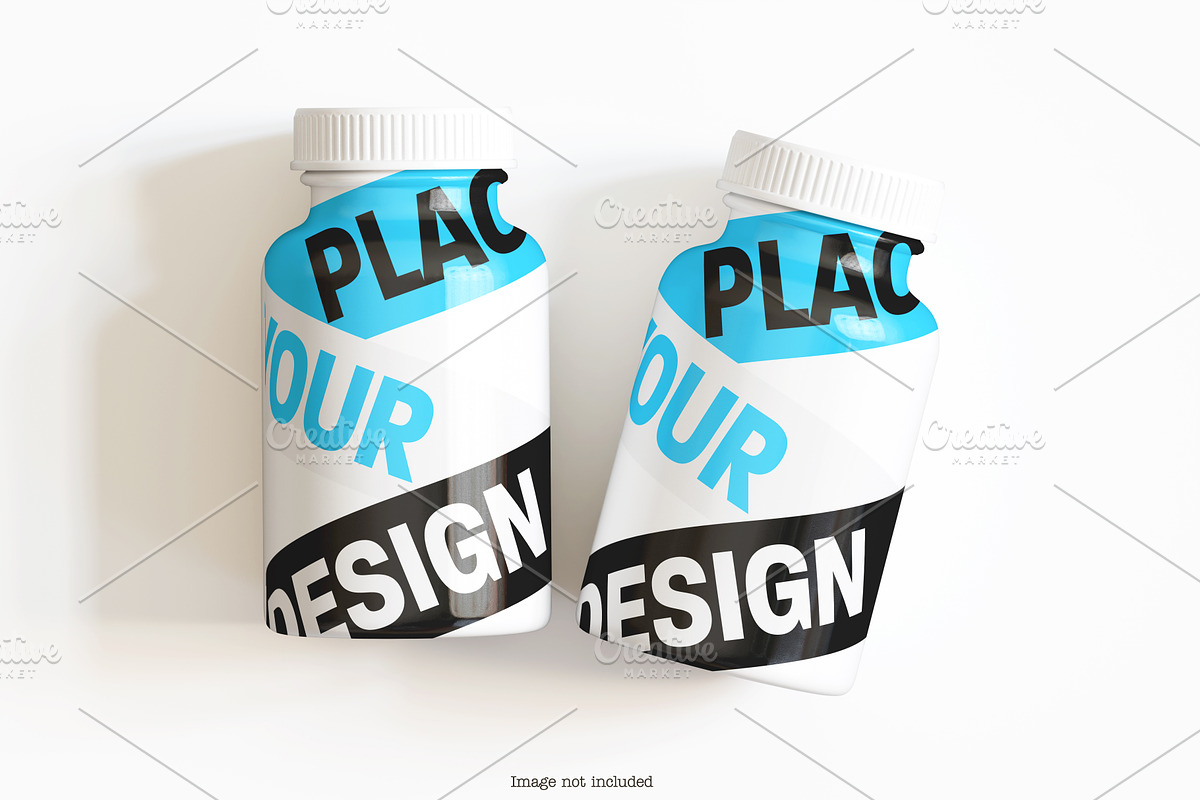 Pills Bottle Mockup Bundles, a Packaging Mockup by Ambo Ampeng (Photo 19 of 26)