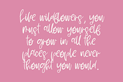 June Blossoms Script, a Handwritten Font by Beck McCormick (Thumbnail 9 of 10)