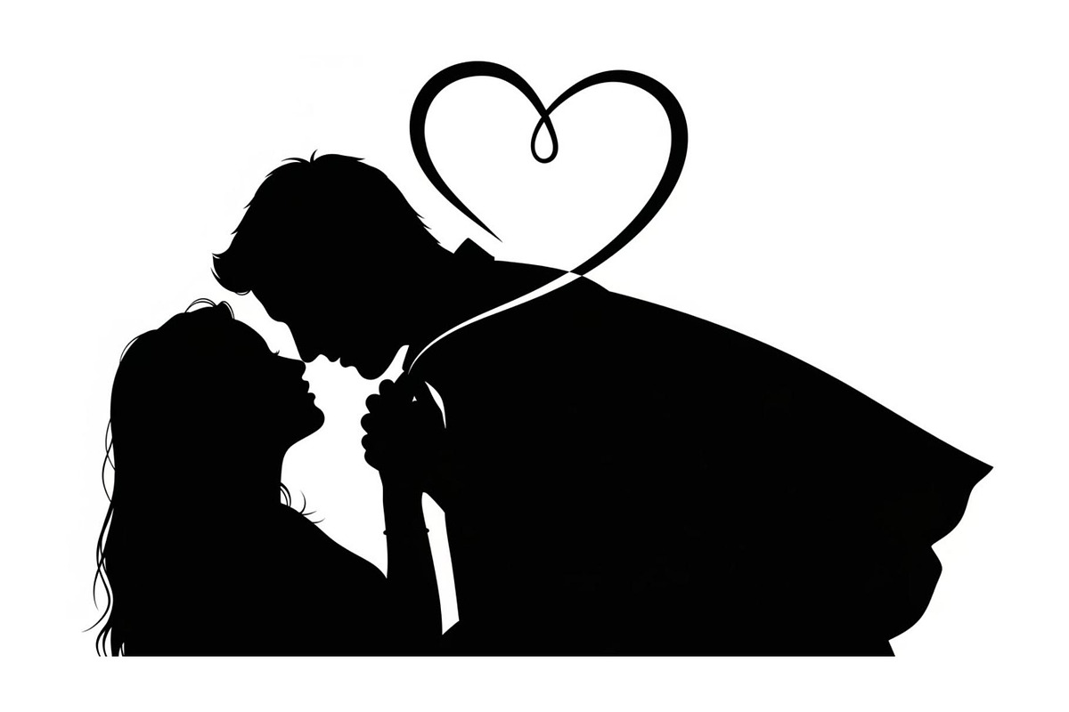 Couple Love Silhouette Bundle, an Illustration by jahid234 (Photo 43 of 48)