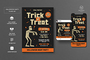 Halloween Party Flyer Set, a Flyer Template by monogrph (Thumbnail 1 of 4)