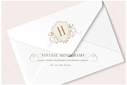 Vintage monogram  design templates, a Branding & Logo Template by MARIA KOLYADINA (Thumbnail 2 of 5)